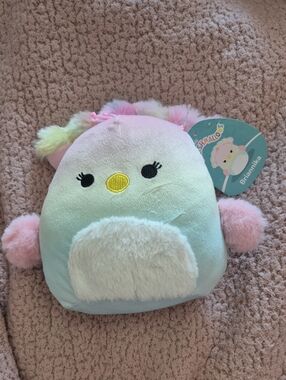 Squishmallows Pastel Penguin Plush - Pink & Mint